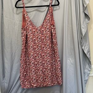Forever 21 Pink Floral Mini Dress
